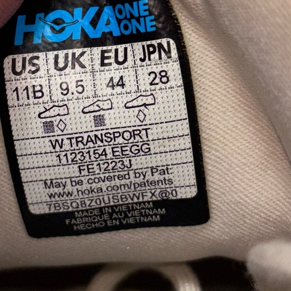 Hoka one one Transport running hiking shoes women’s size 11 B - Picture 10 of 10